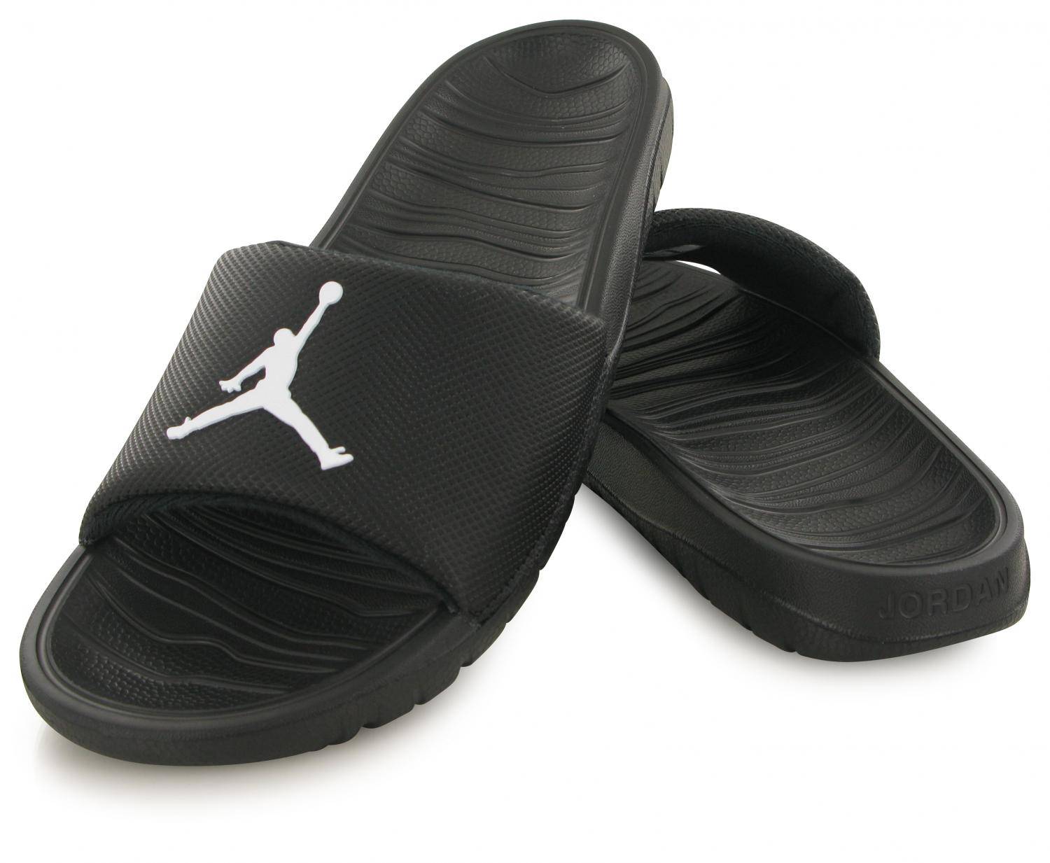 Claquettes Nike Jordan Break Slide Noir / Blanc Junior