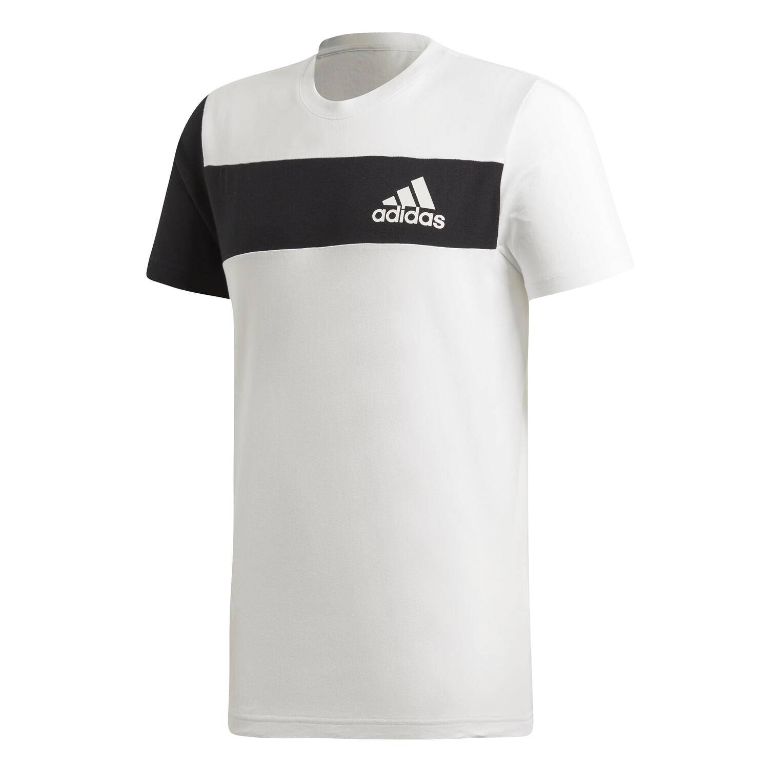 tee shirt adidas blanc et noir