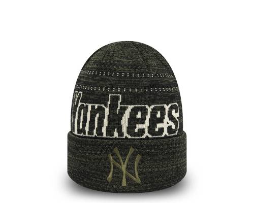 Bonnet New Era New York Yankees Engineered Noir / Olive - Unique