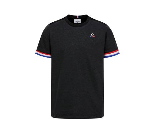 T-shirt Le Coq Sportif Tricolore Noir Junior