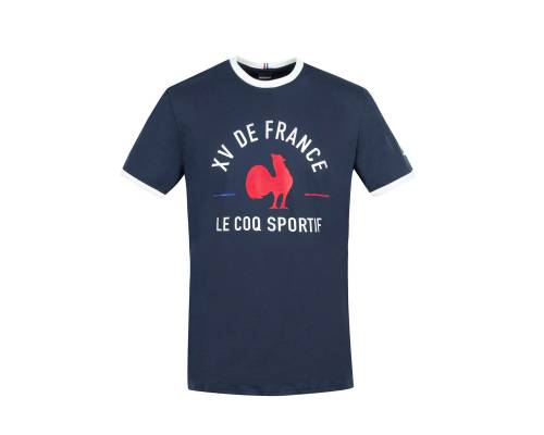 T-shirt Le Coq Sportif Ffr Fanwear Bleu