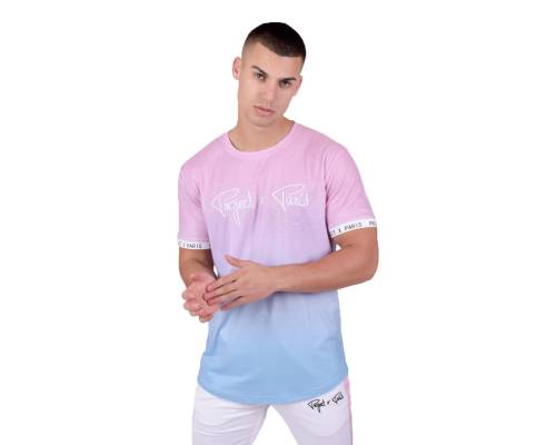 T-shirt Project X Paris Gradient Summer Rose / Bleu