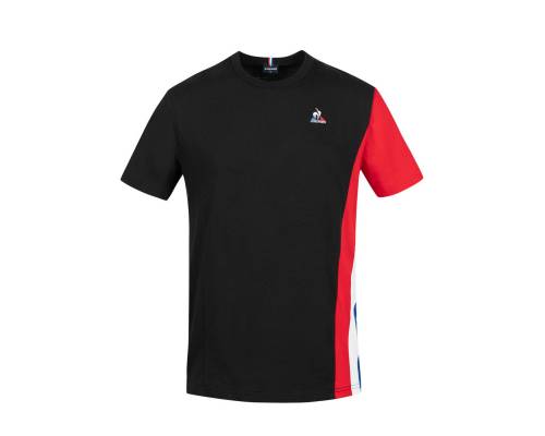 T-shirt Le Coq Sportif Tricolore Noir