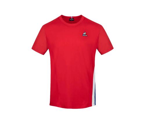 T-shirt Le Coq Sportif Tricolore Rouge
