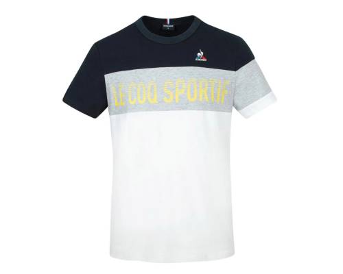 T-shirt Le Coq Sportif Saison Bleu / Blanc
