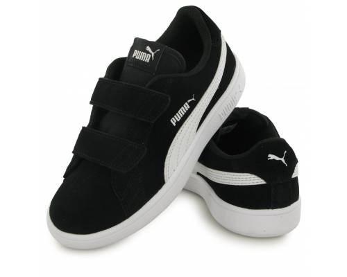 Puma Smash V2 Suede Noir Junior