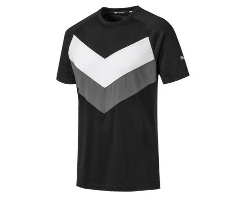 T-shirt Puma Reactive Colorblock Noir / Gris