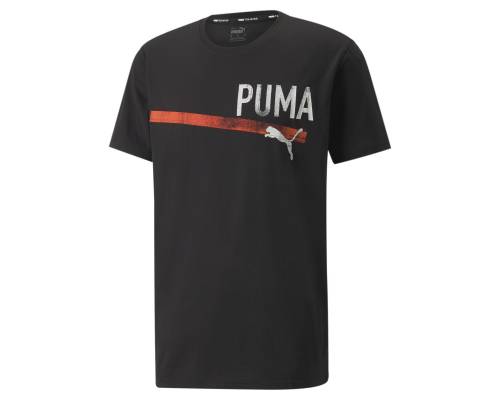 T-shirt Puma Performance Branded Noir