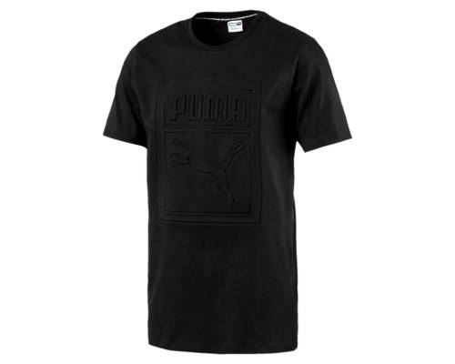 T-shirt Puma Arch Embos Logo Noir