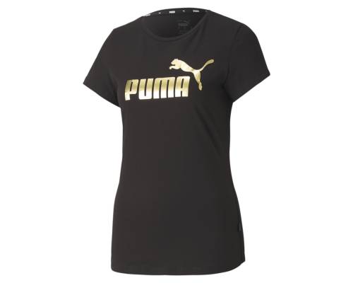 T-shirt Puma Essentials+ Metallic Noir Femme