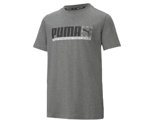 T-shirt Puma Active Graphic Gris Enfant