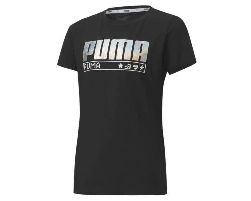 T-shirt Puma Alpha Graph Noir Fille