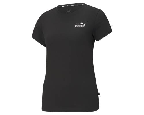 T-shirt Puma Essentials Logo Noir Femme