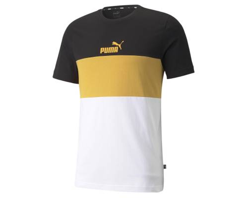 T-shirt Puma Essential+ Colorblock Noir