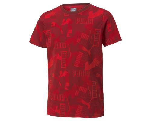 T-shirt Puma Alpha Aop Rouge Enfant