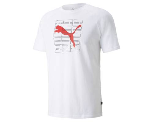 T-shirt Puma Graphic Blanc