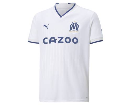 Maillot Puma Om Domicile 2022-23 Blanc Enfant