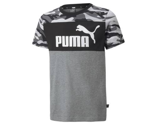 T-shirt Puma Essentials+ Camo Gris Enfant