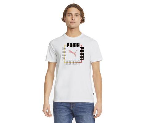 T-shirt Puma Box Blanc
