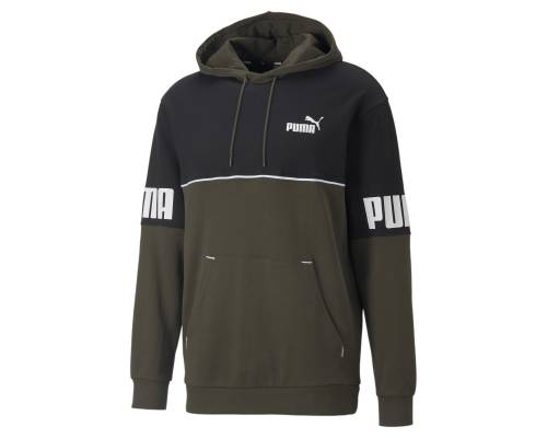 Sweat Puma Power Vert / Noir