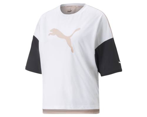 T-shirt Puma Modern Fashion Blanc / Rose Femme