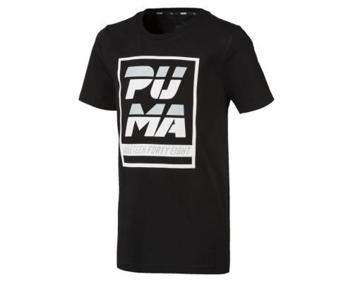 T-shirt Puma Alpha Graph Noir Junior