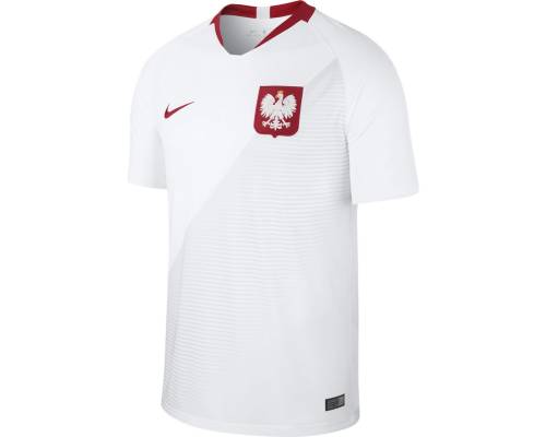 Maillot Nike Poland Domicile Stadium Blanc