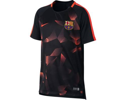 Maillot Nike Barcelone Training 2017-18 Noir / Orange