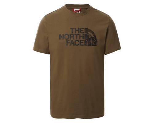 T-shirt The North Face Woodcut Dome Military
