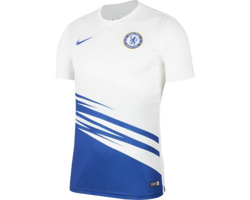 Maillot Nike Chelsea Training 2019-20 Blanc / Bleu