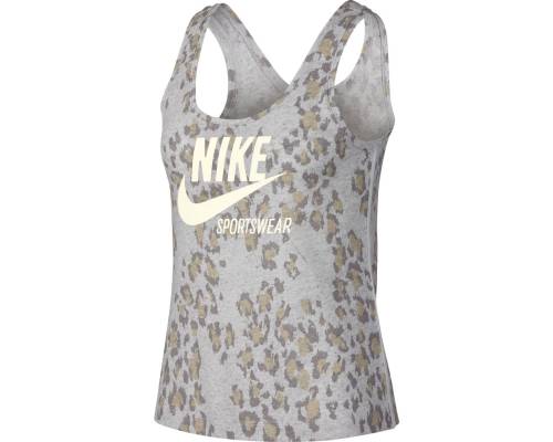 Débardeur Nike Sportswear Gym Vintage Gris Leopard