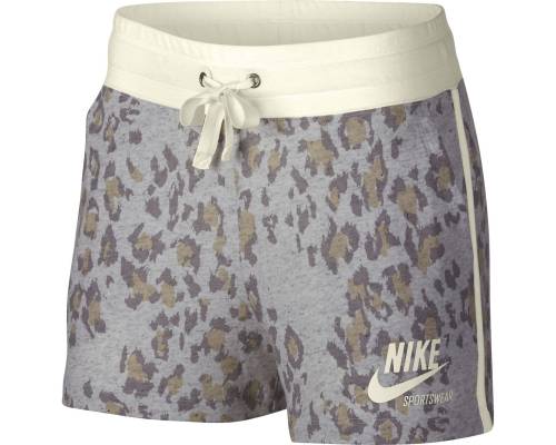 Short Nike Sportswear Gym Vintage Gris Leopard