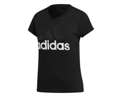 T-shirt Adidas Essentials Linear Slim Noir / Blanc