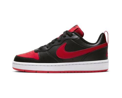 Nike Court Borough Low Noir / Rouge Enfant