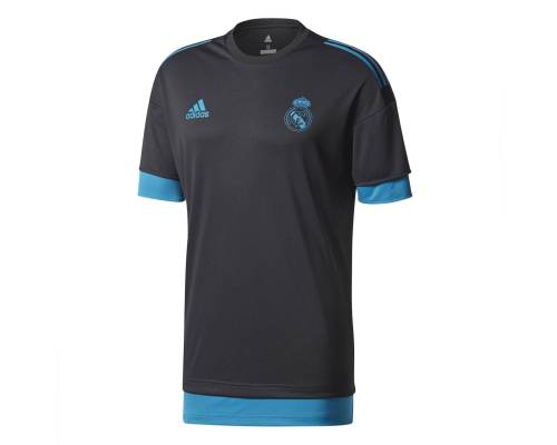 Maillot Adidas Rel Madrid Eu Training 2017-18 Noir / Bleu