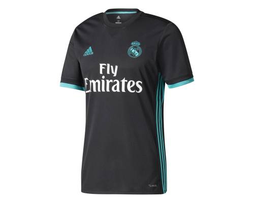 Maillot Adidas Real Madrid Extérieur 2017-18 Noir / Vert