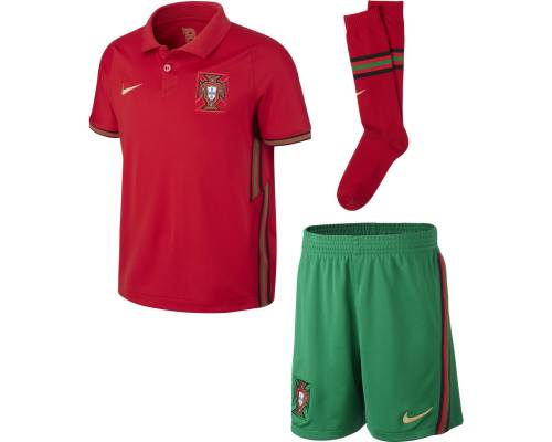 Ensemble Nike Portugal Domicile Rouge / Vert Enfant
