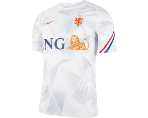 Maillot Nike Pays-bas Pre-match Blanc