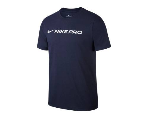 T-shirt Nike Pro Bleu