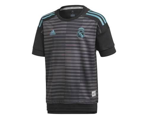 Maillot Adidas Real Madrid Preshirt 2017/18 Noir / Granite