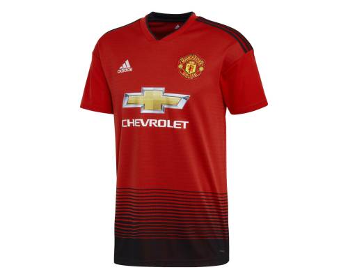 Maillot Adidas Manchester United Domicile 2018-19 Rouge