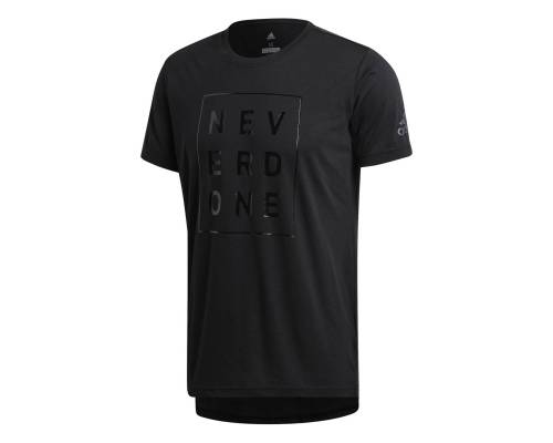 T-shirt Adidas Never Done Noir
