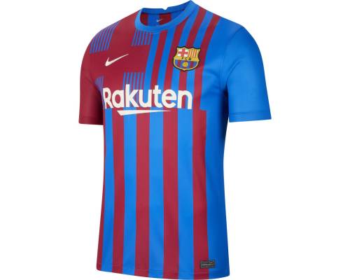 Maillot Nike Barcelone Domicile 2021-22 Bleu / Bordeaux