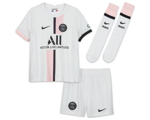 Ensemble Nike Psg Exterieur 2021-22 Blanc Enfant
