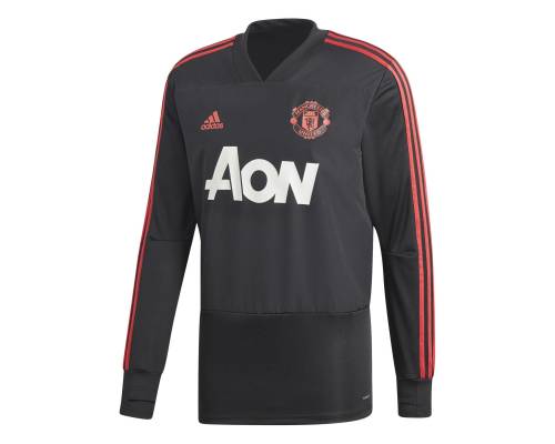 Training Top Adidas Manchester United 2018-19 Noir / Rouge