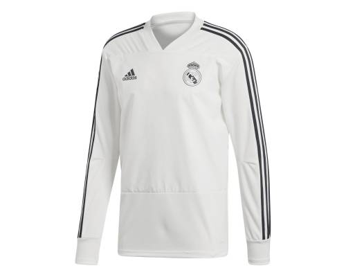 Training Top Adidas Real Madrid 2018-19 Blanc / Noir