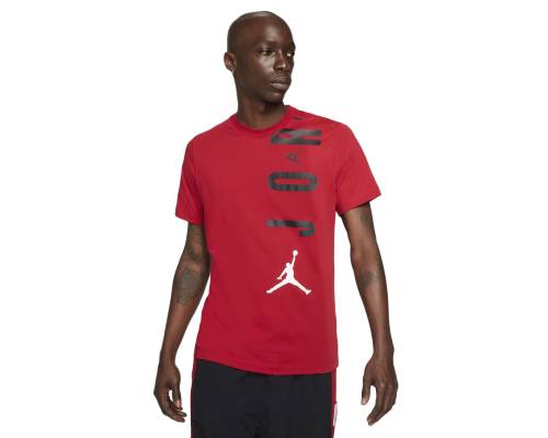 T-shirt Nike Jordan Air Stretch Rouge