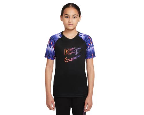 T-shirt Nike Dri-fit Kylian Mbappe Noir Enfant