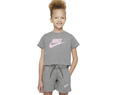 T-shirt Nike Sportswear Crop Gris Fille