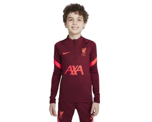 Training Top Nike Liverpool Strike 2021-22 Bordeaux Enfant